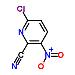 2-氰基-3-硝基-6-氯吡啶结构式