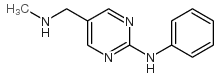 5-[(甲基氨基)甲基]-N-苯基嘧啶-2-胺结构式