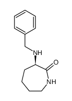 (R)-3-(benzylamino)azepan-2-one Structure