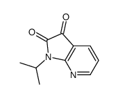 1-isopropyl-1H-pyrrolo[2,3-b]pyridine-2,3-dione Structure