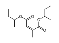 dibutan-2-yl 2-methylbut-2-enedioate Structure