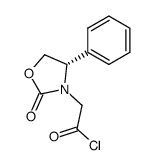 2-(4(S)-phenyloxazolidin-2-on-3-yl)acetyl chloride Structure