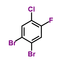 1,2-Dibromo-4-chloro-5-fluorobenzene Structure