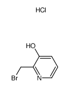 2-bromomethyl-3-hydroxypyridine hydrochloride结构式