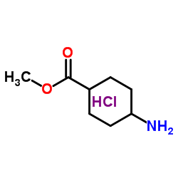4-氨基环己甲酸甲酯盐酸盐(顺反异构体混合物)结构式
