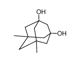 1,3-dihydroxy-5,7-dimethyladamantane structure