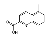 Quinaldic acid, 5-methyl- (6CI) structure
