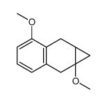 3,7a-dimethoxy-1,1a,2,7-tetrahydrocyclopropa[b]naphthalene结构式