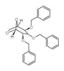 1,6-Anhydro-2,3,4-tri-O-benzyl-β-D-glucopyranose Structure