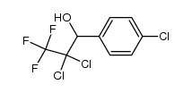 1-(4-chlorophenyl)-2,2-dichloro-3,3,3-trifluoro-1-propanol结构式