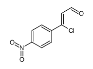 (Z)-3-氯-3-(4-硝基苯基)丙烯醛结构式