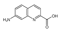 7-氨基喹啉-2-羧酸结构式