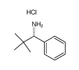 (S)-2,2-Dimethyl-1-phenylpropan-1-amine hydrochloride Structure