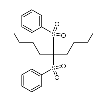 5,5-bis(benzenesulfonyl)nonane Structure