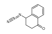 4-azido-3,4-dihydro-2H-naphthalen-1-one结构式
