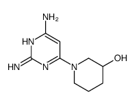 1-(2,6-diaminopyrimidin-4-yl)piperidin-3-ol Structure