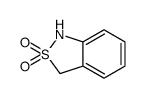 1,3-二氢-2,1-苯并异噻唑 2,2-二氧化物结构式