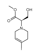 N-[(R)-2-Hydroxy-1-methoxycarbonylethyl]-4-methyl-3,4-didehydropiperidin结构式