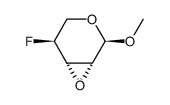 alpha-L-Lyxopyranoside, methyl 2,3-anhydro-4-deoxy-4-fluoro- (9CI)结构式