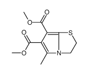 dimethyl 5-methyl-2,3-dihydropyrrolo[2,1-b][1,3]thiazole-6,7-dicarboxylate Structure