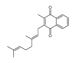2-[(2E)-3,7-dimethylocta-2,6-dienyl]-3-methylnaphthalene-1,4-dione Structure