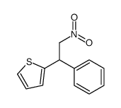 2-(2-nitro-1-phenylethyl)thiophene Structure