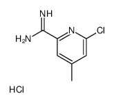 6-氯-4-甲基吡啶甲酰胺盐酸盐结构式