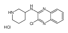 (3-Chloro-quinoxalin-2-yl)-piperidin-3-yl-amine hydrochloride Structure