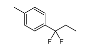 1-(1,1-二氟丙基)-4-甲基苯结构式