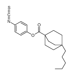 4-异硫氰基苯4-环戊二基[2.2.2]辛烷-1-羧酸酯结构式