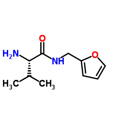 N-(2-Furylmethyl)-L-valinamide Structure