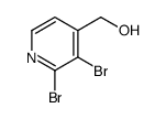 (2,3-Dibromo-4-pyridinyl)methanol Structure