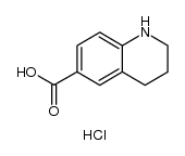 1,2,3,4-Tetrahydroquinoline-6-carboxylic Acid Hydrochloride Structure