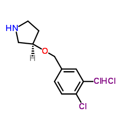 (R)-3-(3,4-Dichloro-benzyloxy)-pyrrolidine hydrochloride picture