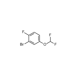 2-溴-4-(二氟甲氧基)-1-氟苯结构式