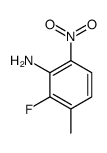 2-氟-3-甲基-6-硝基苯胺结构式