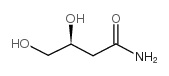 (S)-3,4-二羟基丁酰胺结构式
