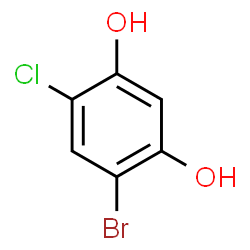 1,3-BENZENEDIOL, 4-BROMO-6-CHLORO- structure