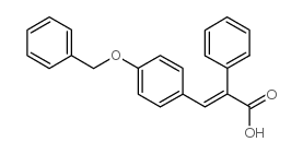 3-[4-(苄氧基)苯基]-2-苯丙烯酸结构式