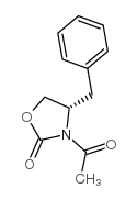 (S)-3-乙酰基-4-苯甲基-2-唑烷酮结构式