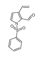 1-(phenylsulfonyl)-3-vinyl-1H-pyrrole-2-carbaldehyde Structure