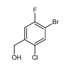4-溴-2-氯-5-氟苯甲醇结构式