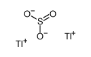 Dithallium(1+) sulfite结构式