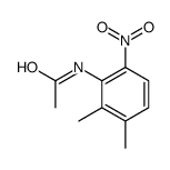 N-乙酰基-2-硝基-5,6-二甲基苯胺结构式