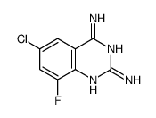 6-chloro-8-fluoroquinazoline-2,4-diamine Structure