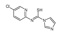 N-(5-chloropyridin-2-yl)imidazole-1-carbothioamide结构式