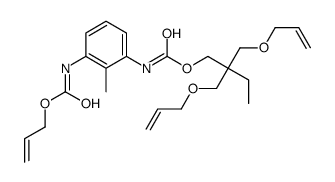 prop-2-enyl N-[3-[2,2-bis(prop-2-enoxymethyl)butoxycarbonylamino]-2-methylphenyl]carbamate结构式