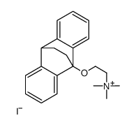 (2-(9,10-Ethanoanthracen-9(10H)-yloxy)ethyl)trimethylammonium iodide结构式