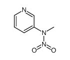 N-methyl-N-(3-pyridyl)nitramine Structure