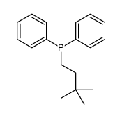 3,3-dimethylbutyl(diphenyl)phosphane Structure